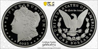 2023-S $1 Morgan Dollar First Strike PR70DCAM