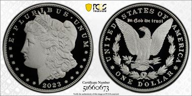 2023-S $1 Morgan Dollar First Strike PR70DCAM