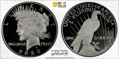 2023-S $1 Peace Dollar First Strike PR70DCAM
