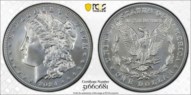 2024 $1 Morgan Dollar First Strike MS70