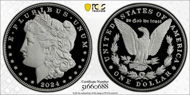 2024-S $1 Morgan Dollar First Strike PR70DCAM