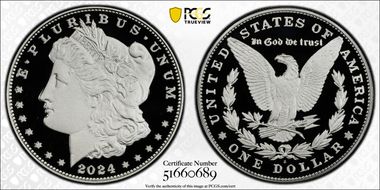 2024-S $1 Morgan Dollar First Strike PR70DCAM