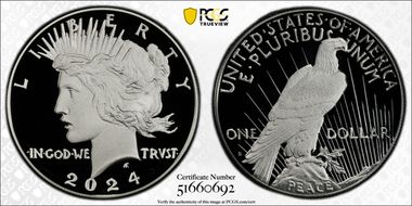 2024-S $1 Peace Dollar First Strike PR69DCAM