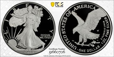 2025-W $1 Silver Eagle First Strike PR70DCAM