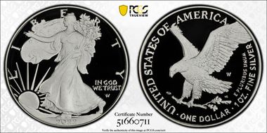 2022-W  $1 Silver Eagle First Strike PR70DCAM