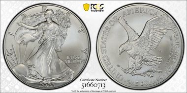 2022-W $1 Burnished Silver Eagle First Strike SP69