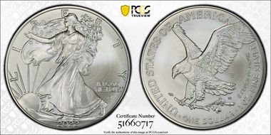 2022-W $1 Burnished Silver Eagle First Strike SP70