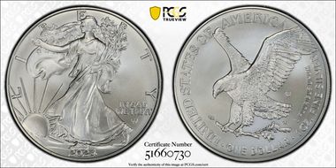 2024-W $1 Burnished Silver Eagle First Strike SP70