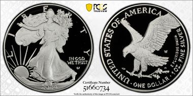 2024-W  $1 Silver Eagle First Strike PR69DCAM