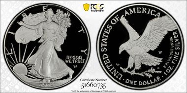 2024-W  $1 Silver Eagle First Strike PR69DCAM
