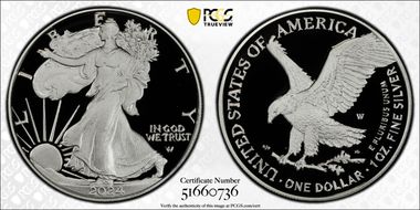 2024-W  $1 Silver Eagle First Strike PR69DCAM