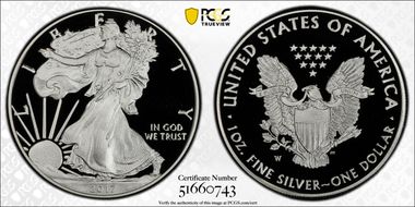 2017-W $1 Silver Eagle First Strike PR69DCAM