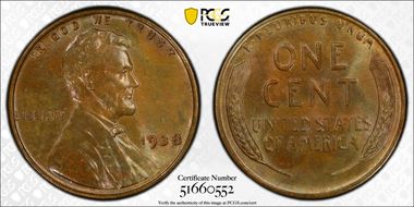 1938 1C MS65BN