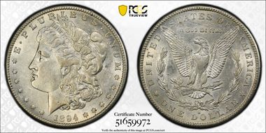 1894-S $1 AU53