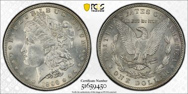 1896 $1 MS64