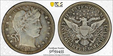 1916-D 25C N1