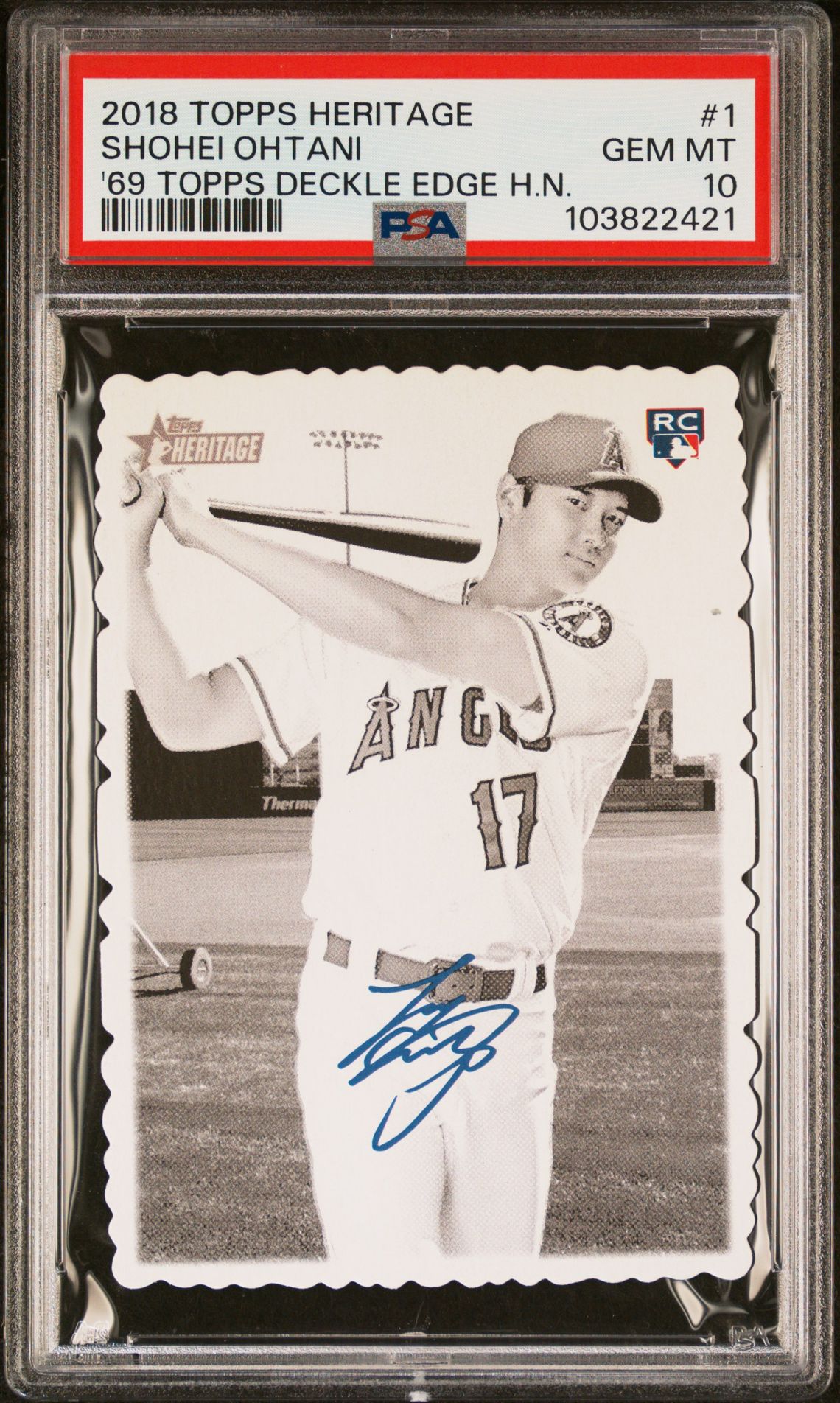 2018 Topps Topps Heritage #1 Shohei Ohtani front