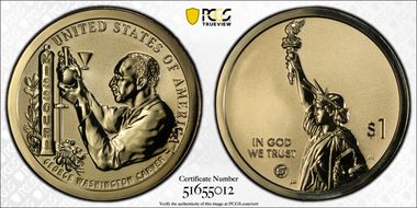 2024-S $1 American Innovation MO Rev PR George Washington Carver First Strike PR70