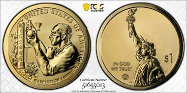 2024-S $1 American Innovation MO Rev PR George Washington Carver First Strike PR70
