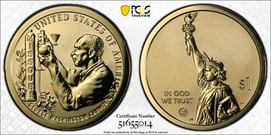 2024-S $1 American Innovation MO Rev PR George Washington Carver First Strike PR70