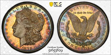 1879-CC $1 Capped Die MS64