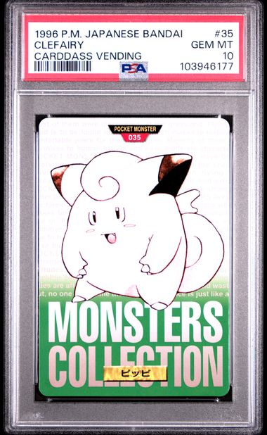 Clefairy card PSA 10, cert 103946177