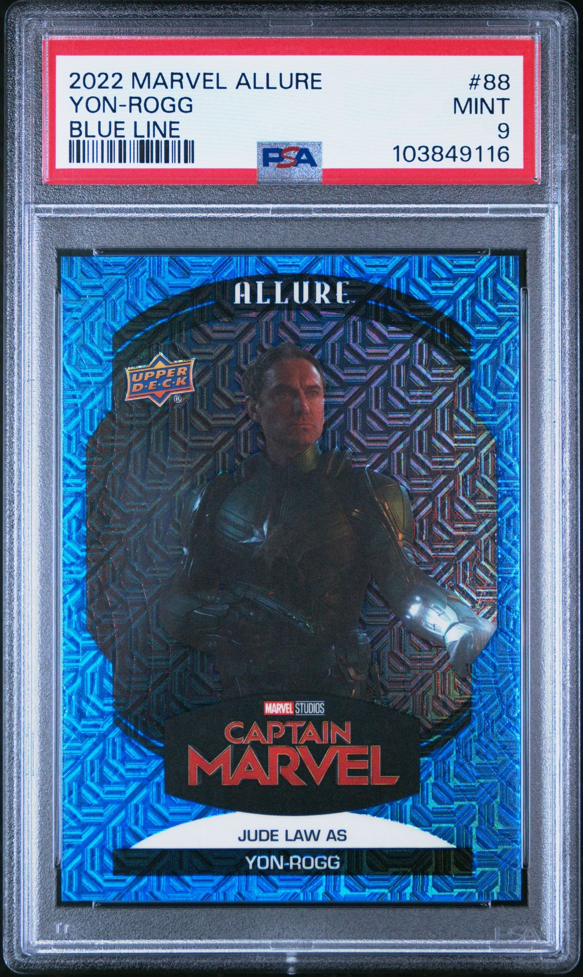 2022 Marvel UPPER DECK MARVEL ALLURE Blue #88 Yon-Rogg front