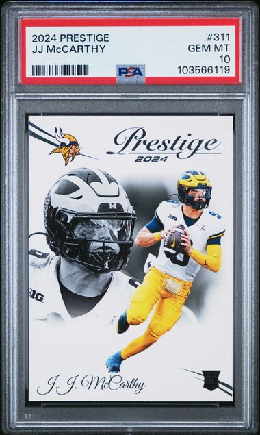 2024 Panini #311 Jj McCarthy front