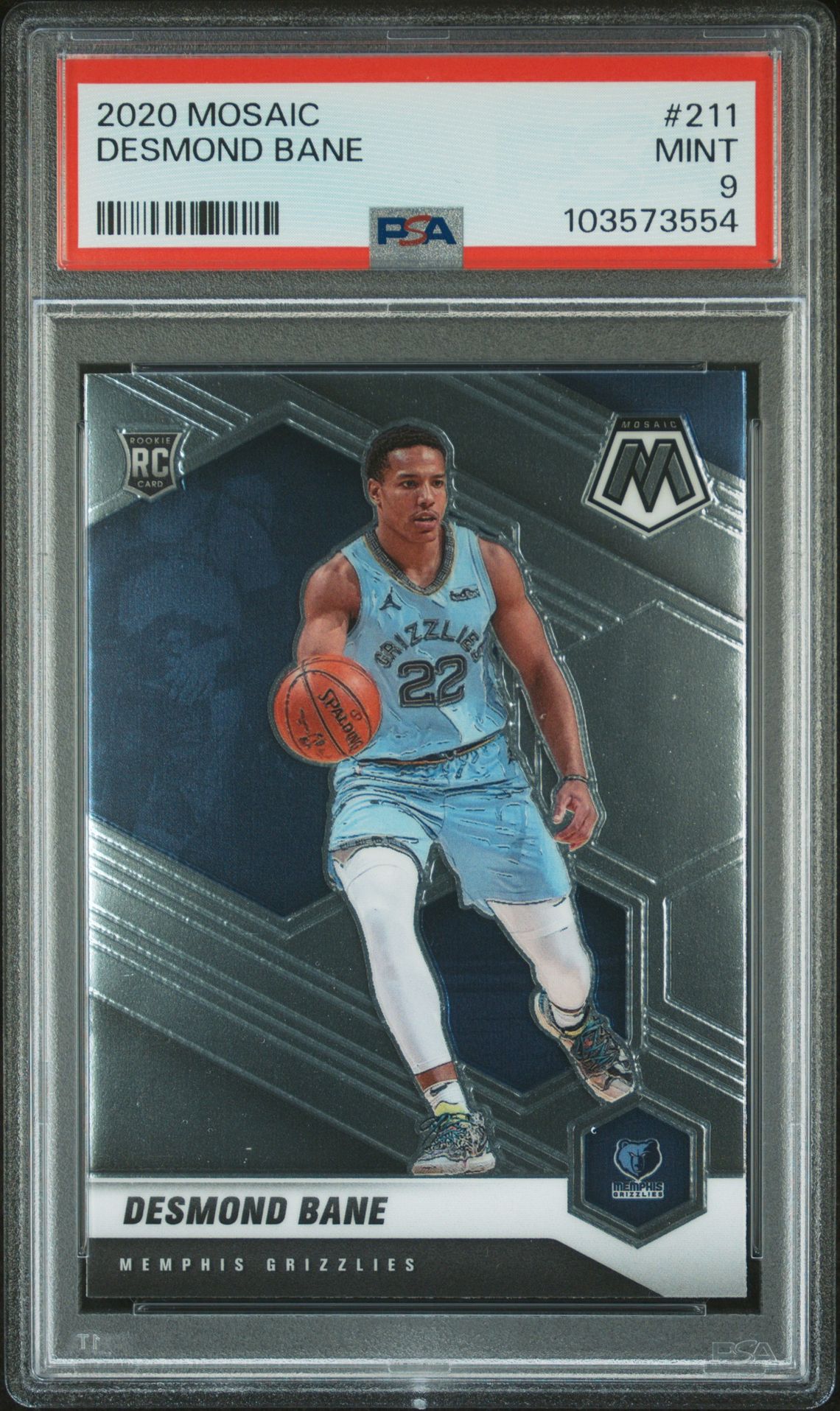 2020 Panini PANINI MOSAIC #211 Desmond Bane front