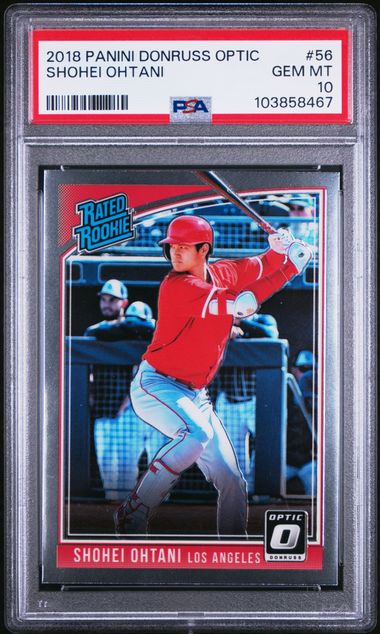 2018 Panini Donruss Optic VARIATION #56 Shohei Ohtani front