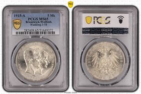 1915-A 5 Mk Wedding J-58 MS65