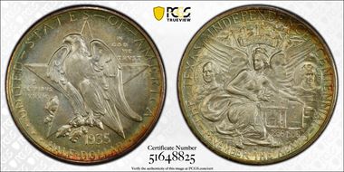 1935-S 50C Texas MS68