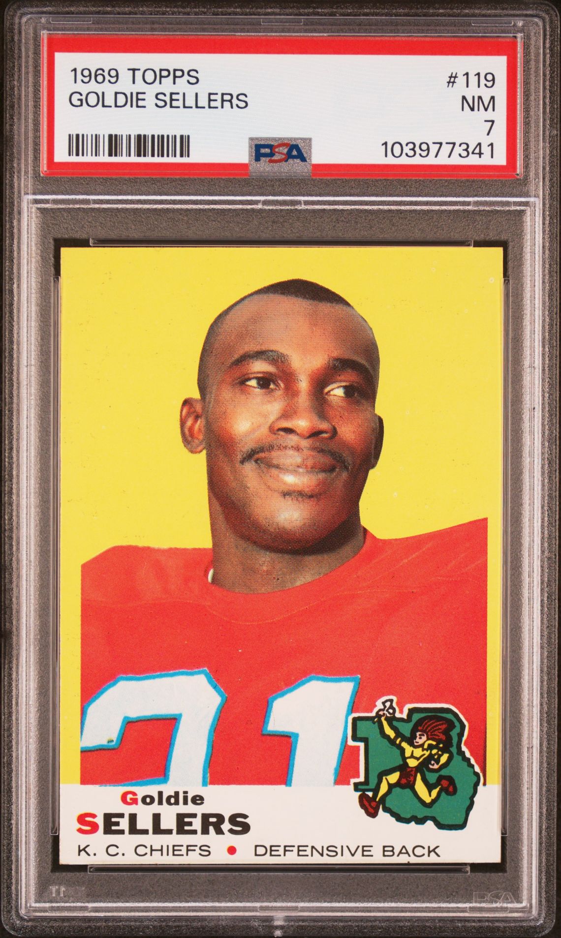 1969 Topps TOPPS #119 Goldie Sellers front