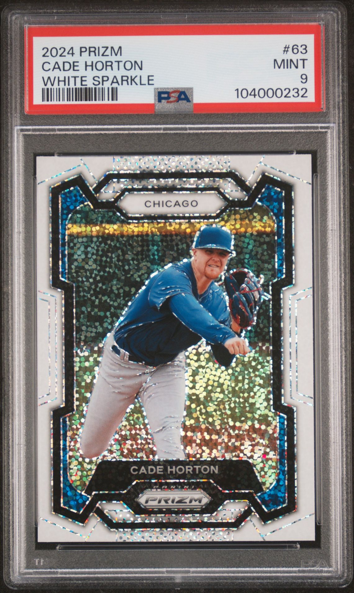 2024 Panini PANINI PRIZM WHITE SPARKLE #63 Cade Horton front