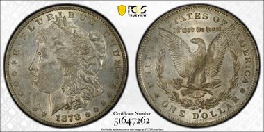 1878-S $1 AU53