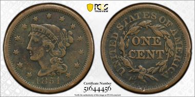 1851 1C Newcomb 15 N1BN
