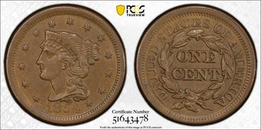 1854 1C N-21 AU58BN