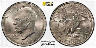 1971-D $1 MS66