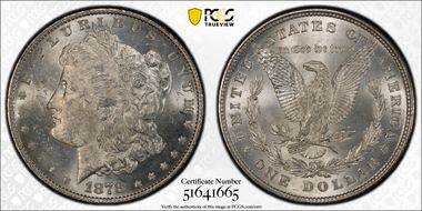 1878 8TF $1 MS62