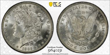 1885-O $1 MS64