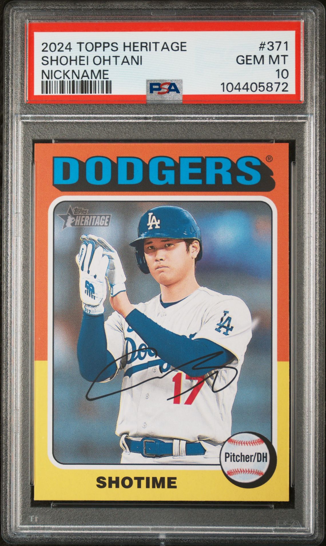 2024 Topps Topps Heritage #371 Shohei Ohtani front
