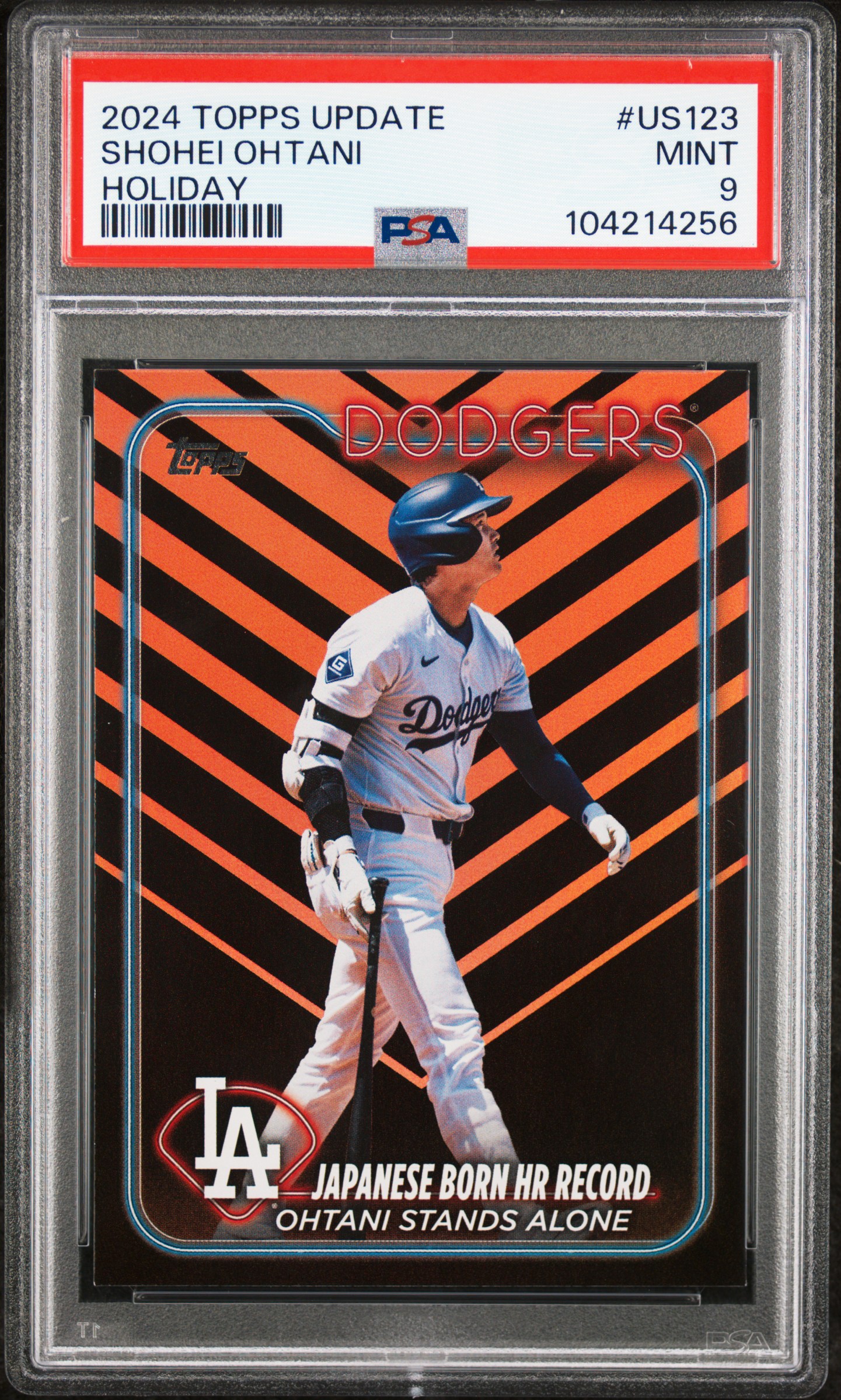 2024 Topps Update Shohei Ohtani #Us123 (Holiday) Mint 9 front