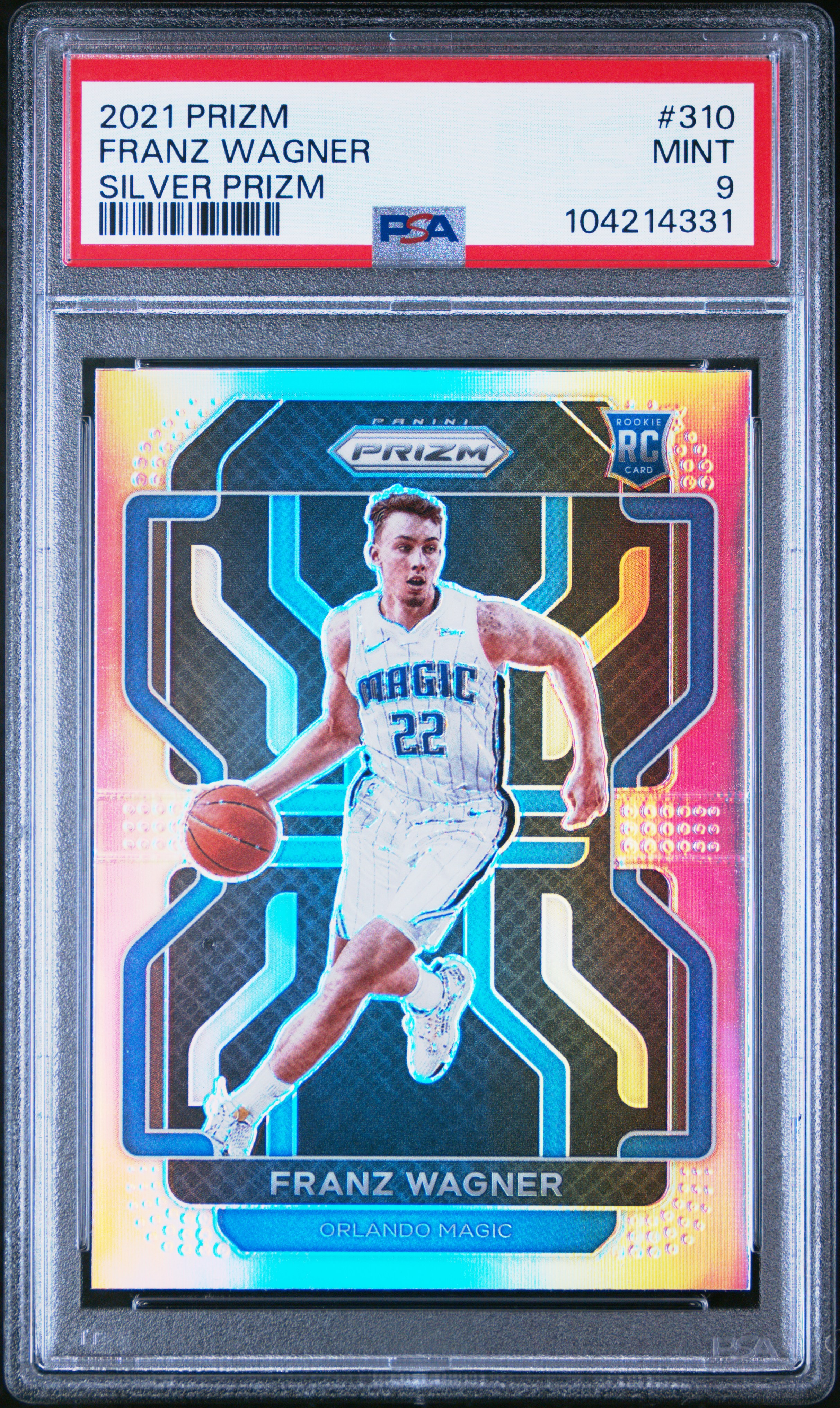 2021 Panini Prizm Franz Wagner #310 (Silver Prizm) Mint 9 front