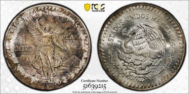 1983-Mo Onza Libertad Ag MS67