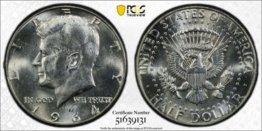 1964-D 50C QDO, FS-105 MS64