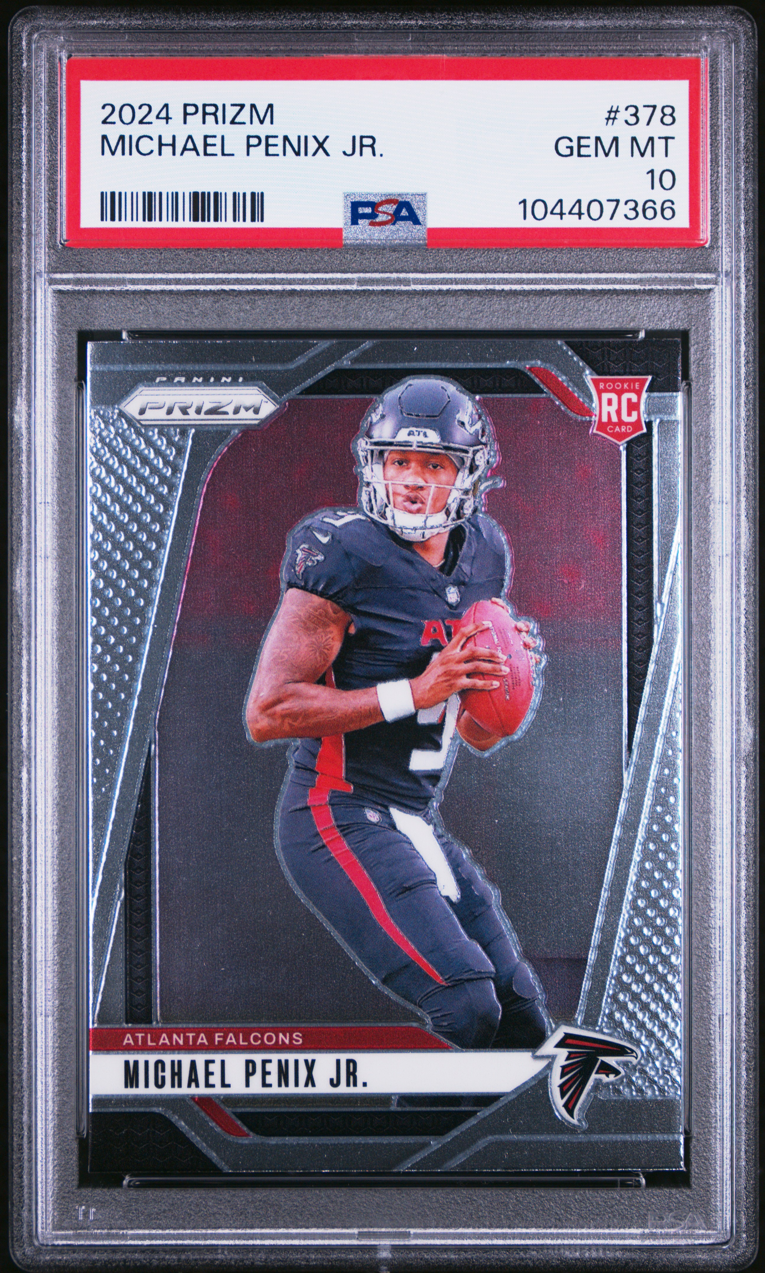 2024 Panini Prizm Michael Penix Jr. #378 Gem Mt 10 front