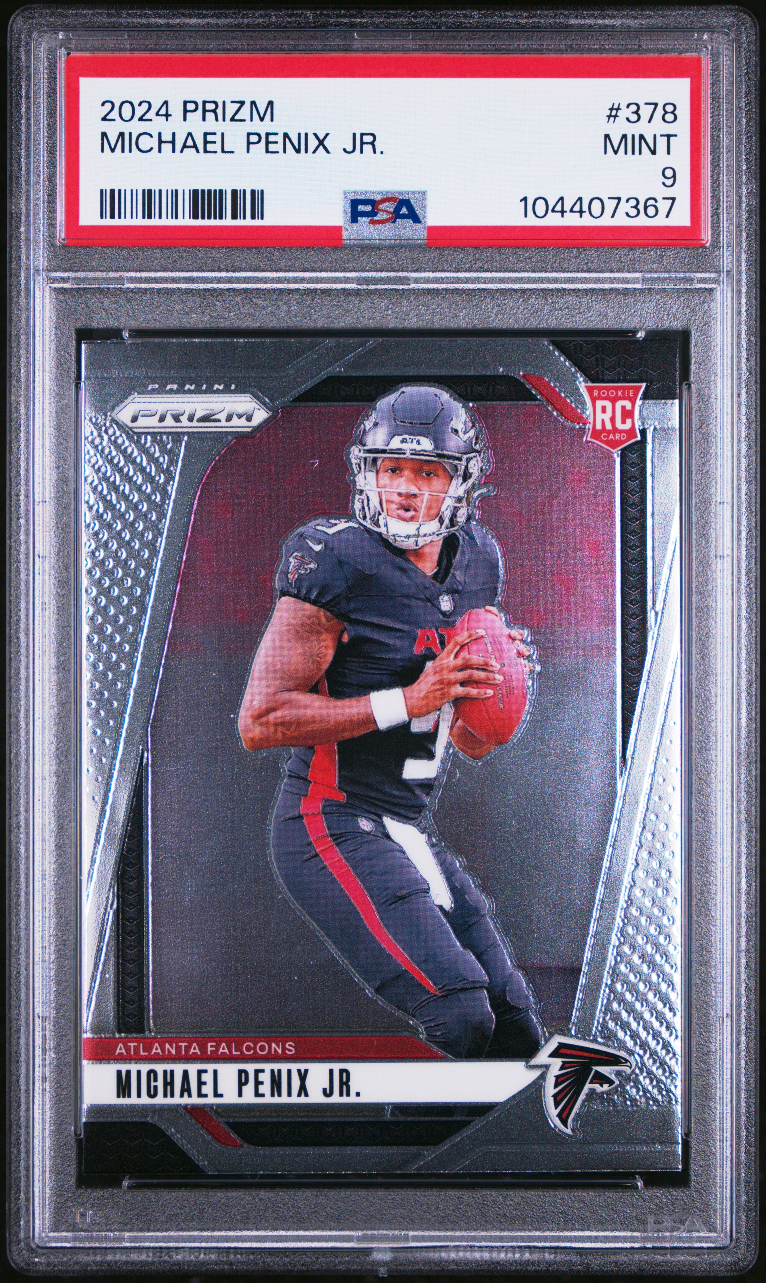 2024 Panini Prizm Michael Penix Jr. #378 Mint 9 front