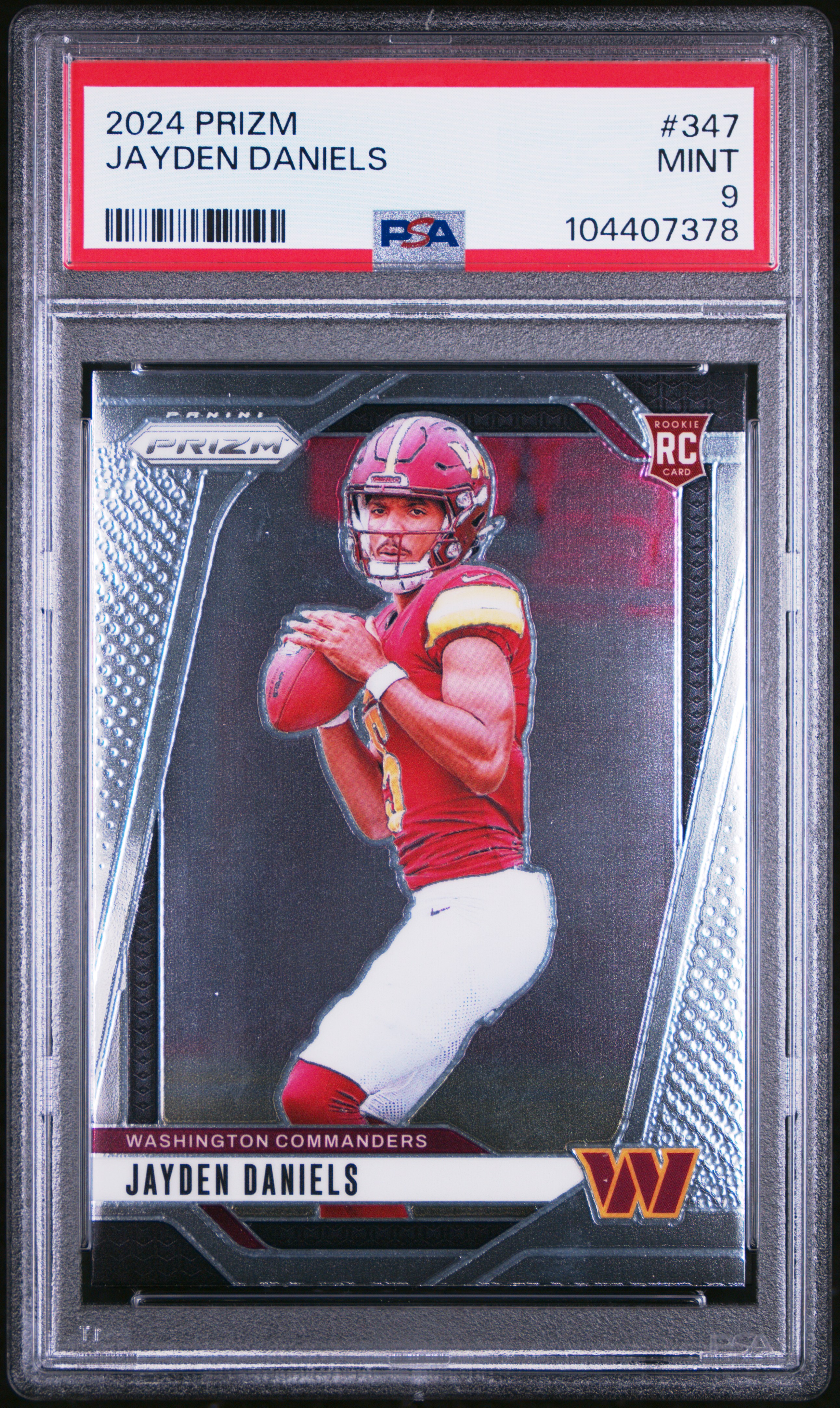 2024 Panini Prizm Jayden Daniels #347 Mint 9 front