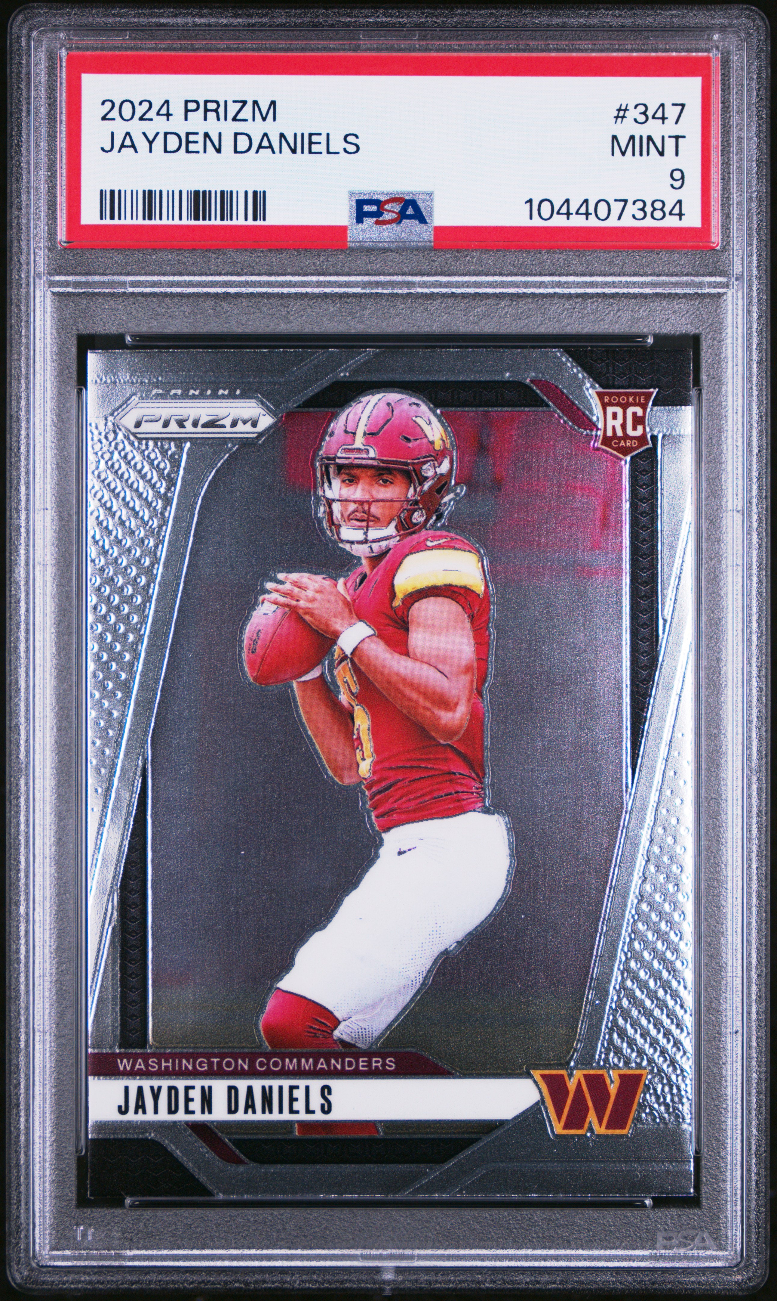 2024 Panini Prizm Jayden Daniels #347 Mint 9 front