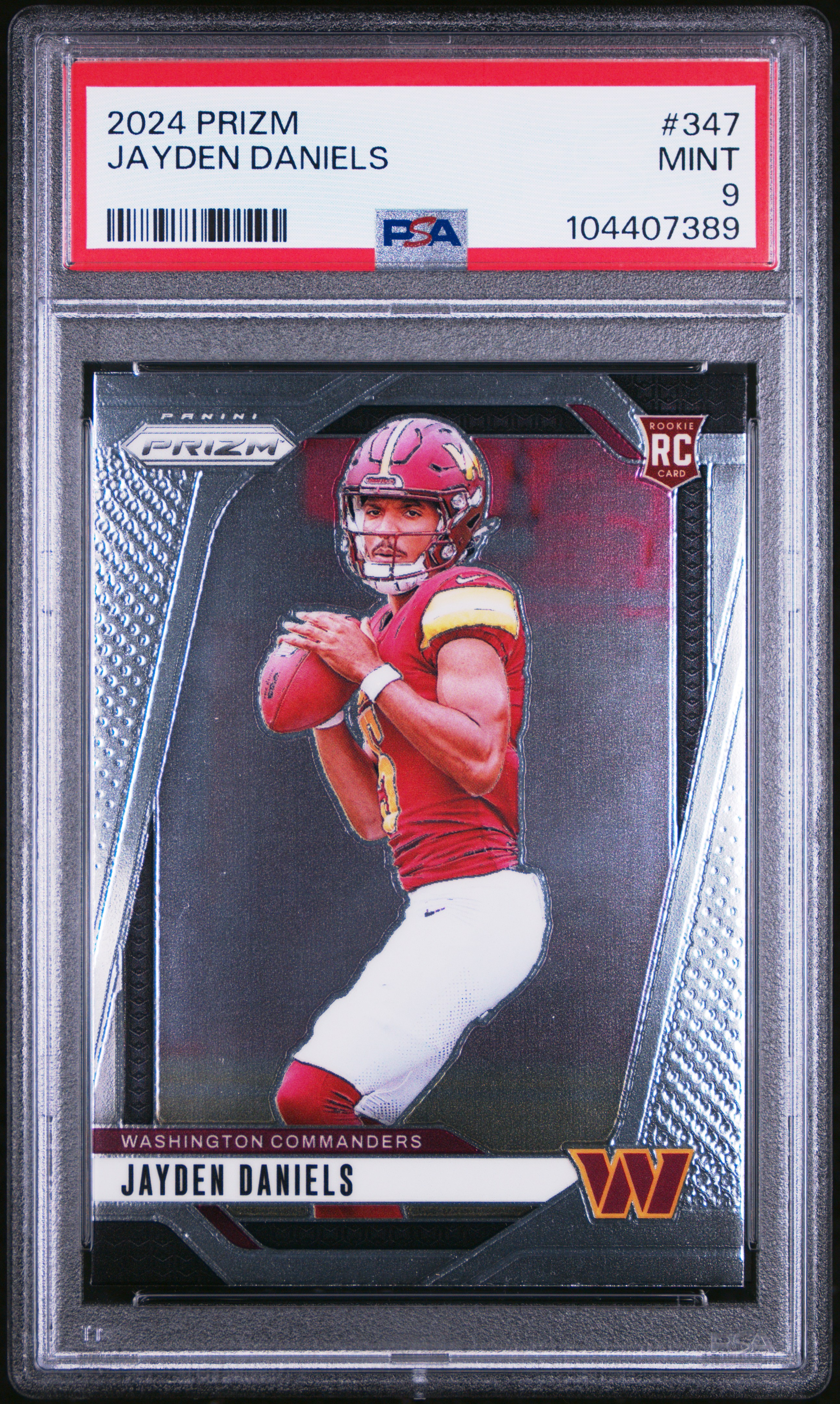 2024 Panini Prizm Jayden Daniels #347 Mint 9 front